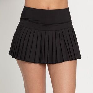 Black Gold Hinge Tennis skirt